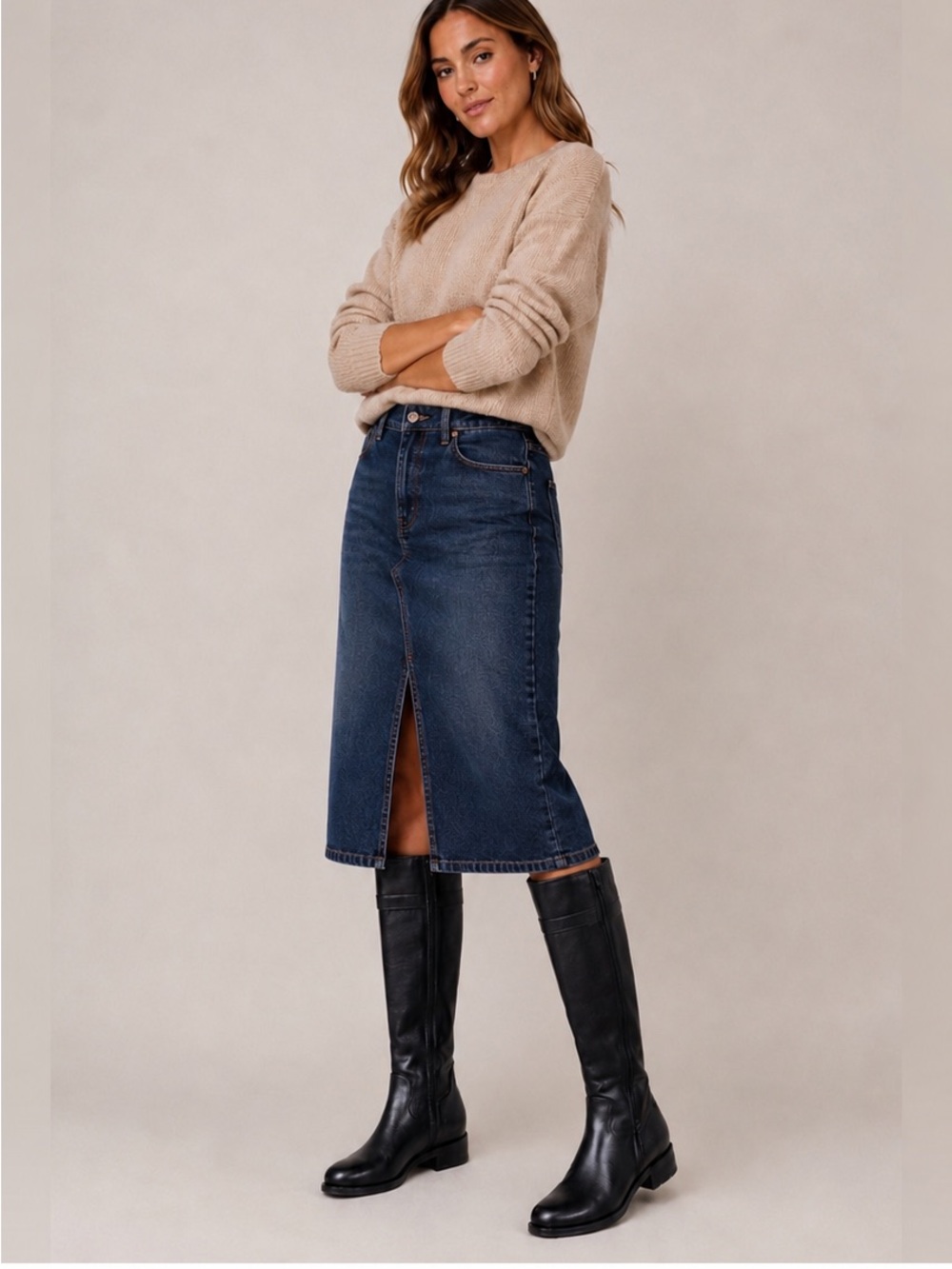 Black Leather Riding Boots Made in Italy 8.5 | Italian Shoemakers Antonia